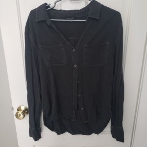 Rock & Republic Black Button Down